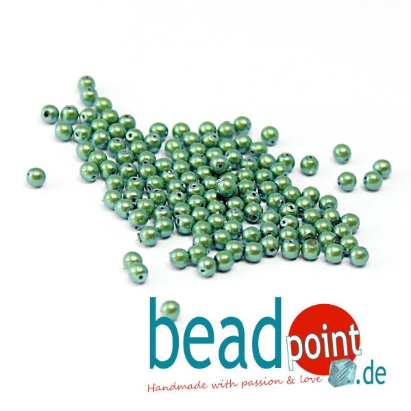 Pearl Shell 3 mm Evergreen  150 St