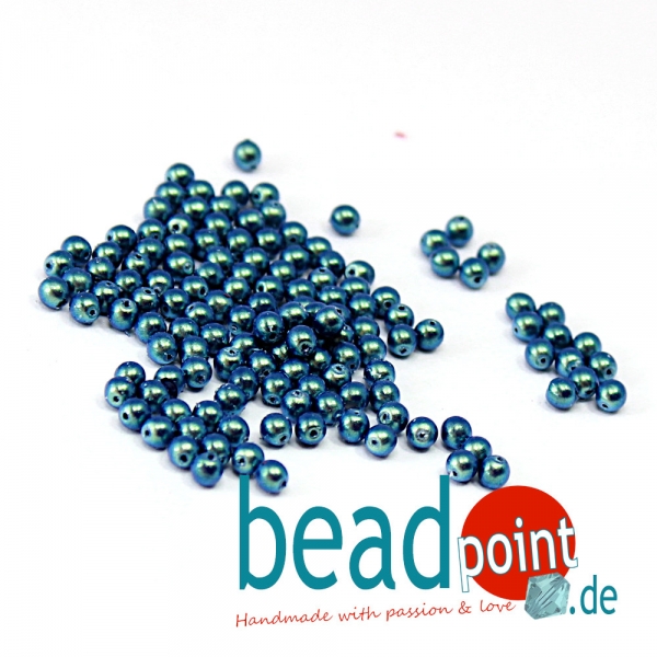 Pearl Shell 3 mm Dusk Blue  150 St