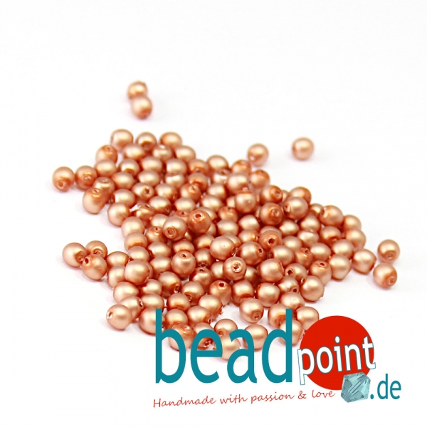 Matted 3 mm Tawny Satin  150 St