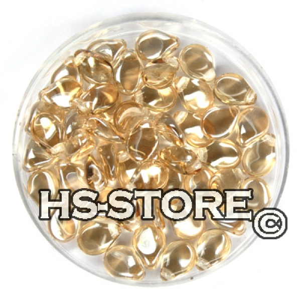 PIP Bead 5x7mm Crystal Honey 50 Stk