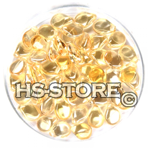 PIP Bead 5x7mm Crystal Blond Flare 50 Stk
