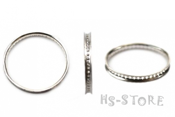 Eternity Frame Sterling silver Rund groß 30mm /Wheel Large