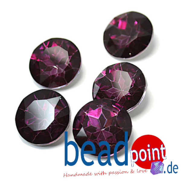 Delara Diamomd 717 18mm Crystal SP Amethyst F 5 Stück