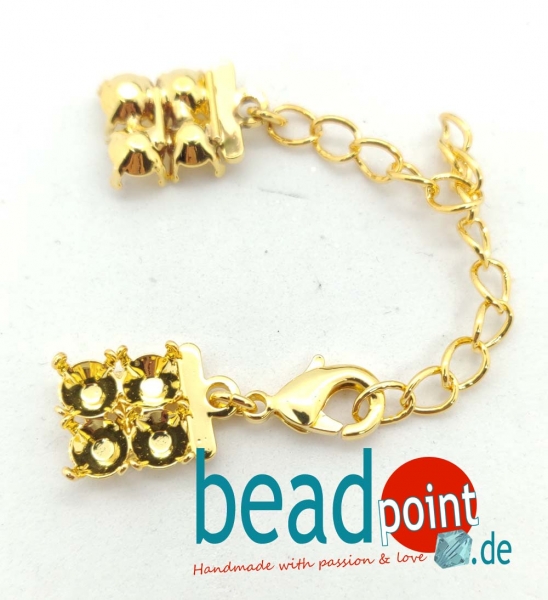 Verschluss 2reihig goldf., Banding4You