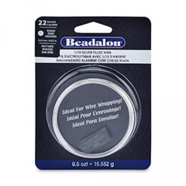 Round Wire Silver filled 22GA 0,64mm HH 5,64 m