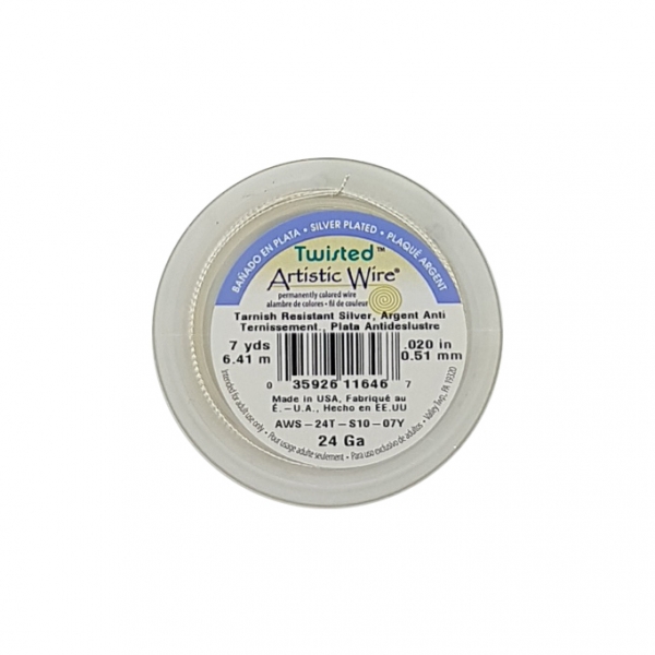 24S GA Twist RND TR Silver 7YD 6,4m