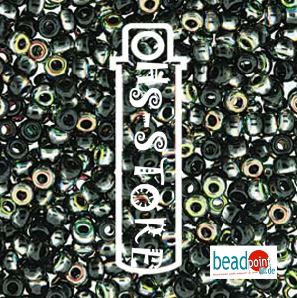 Seedbead 11/0 Miyuki Unions black vitrail 24 gr.