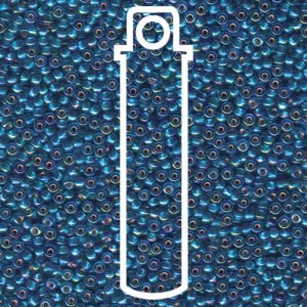 Seedbead 11/0 Miyuki APRX 24GMS S/L CAPRI BLUE #1025