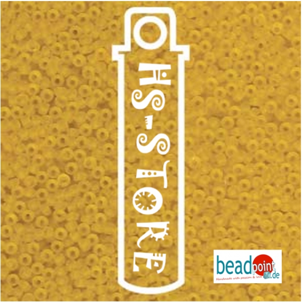 11/0 SEED BEAD-APRX 23GMS MATTE TR YELLOW #136F