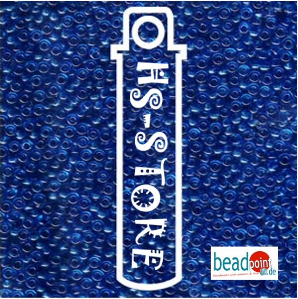 11/0 SEED BEAD-APRX 24GMS TRANSP AQUA