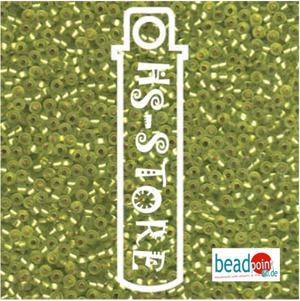 11/0 SEED BEAD-APRX 24GMS MATTE S/L CHARTREUSE