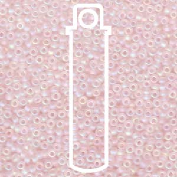 Seedbead 11/0 Miyuki SEED BEAD-APRX 23.5G MATTE TRANSP PALE