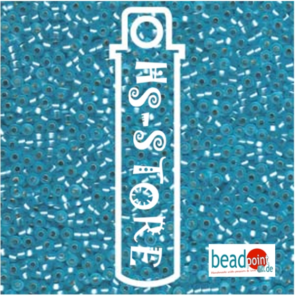 11/0 SEED BEAD-APRX 23GMS MATTE S/L AQUA