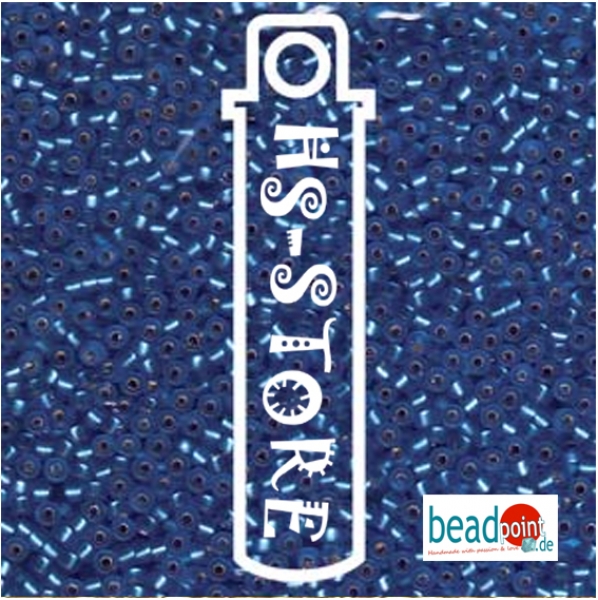 11/0 SEED BEAD-APRX 24GMS MATTE S/L SAPPHIRE