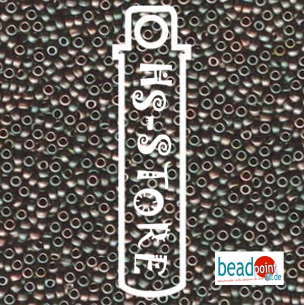 11/0 SEED BEAD-APRX 24GMS MATTE SILVER-GREY