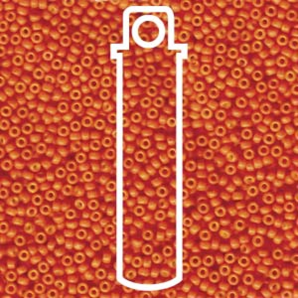 11/0 SEED BEAD-APX 23.5GM SPECIAL DYED HARVEST ORANGE