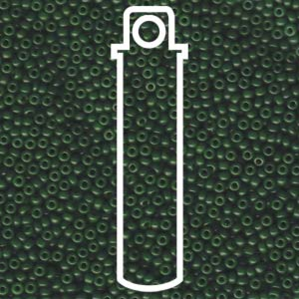 11/0 SEED BEAD-APRX 23GMS SPECIAL DYED HUNTER GREEN #2048