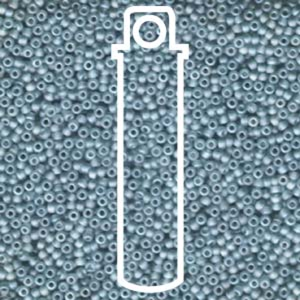 11/0 Miyuki SEED BEAD-APX 22.5GM MAT OP PALE DENIM L. #2074