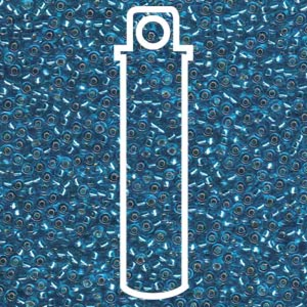 11/0 SEED BEAD-APRX 24GMS S/L DARK AQUA