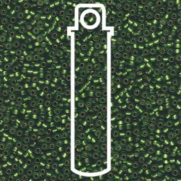 11/0 SEED BEAD-APRX 24GMS MATTE S/L OLIVE