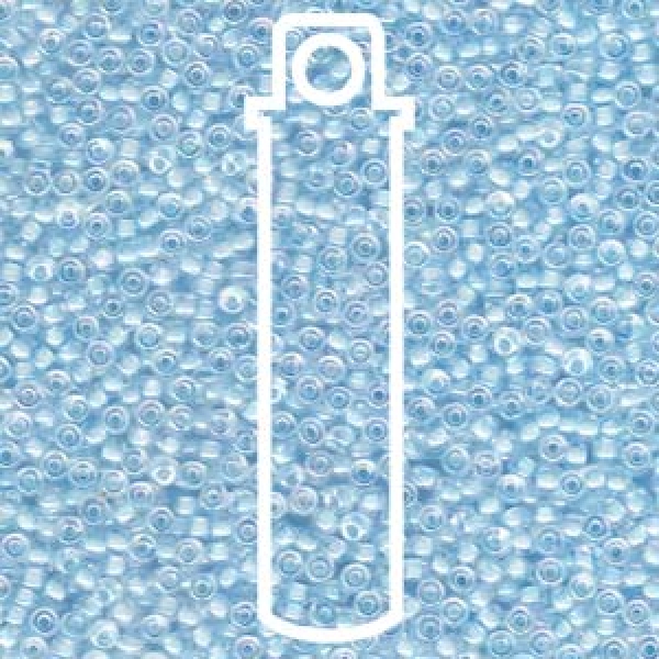 Seedbead 11/0 Miyuki APRX 24GMS LINED SKY BLUE AB