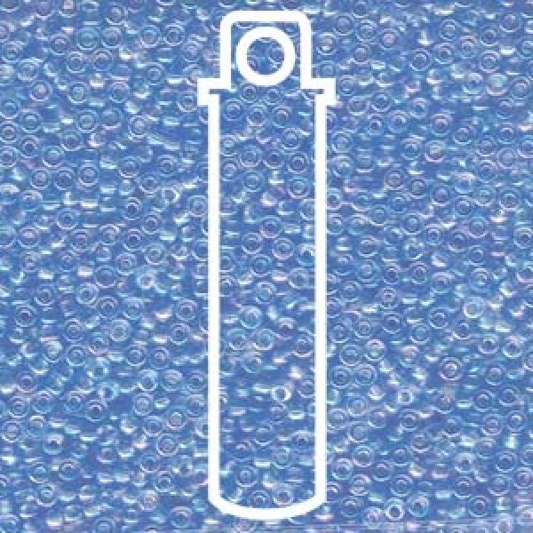 11/0 SEED BEAD-APRX 24GMS LT.SAPPHIRE AB