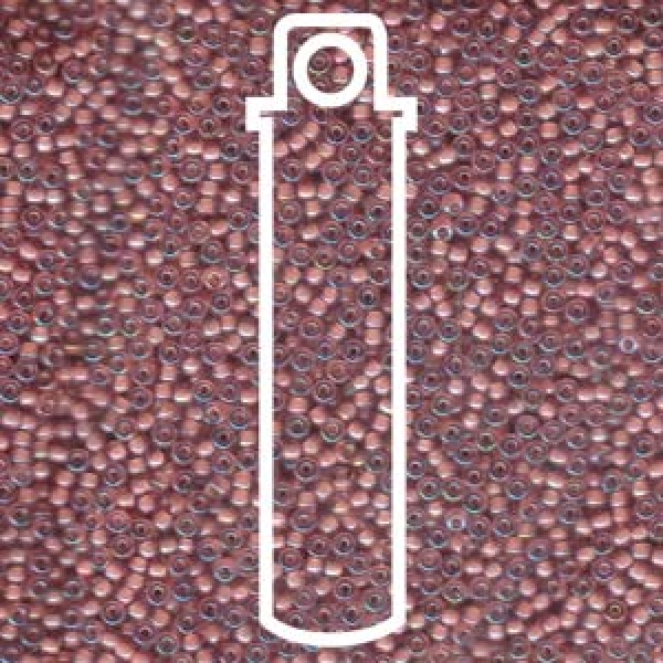 Seedbead 11/0 Miyuki SEED BEAD-APRX 24GMS PEACH LINED AMETHY