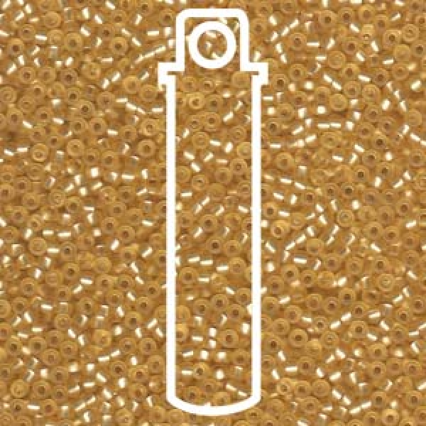 11/0 SEED BEAD-APRX 24GMS MATTE S/L GOLD