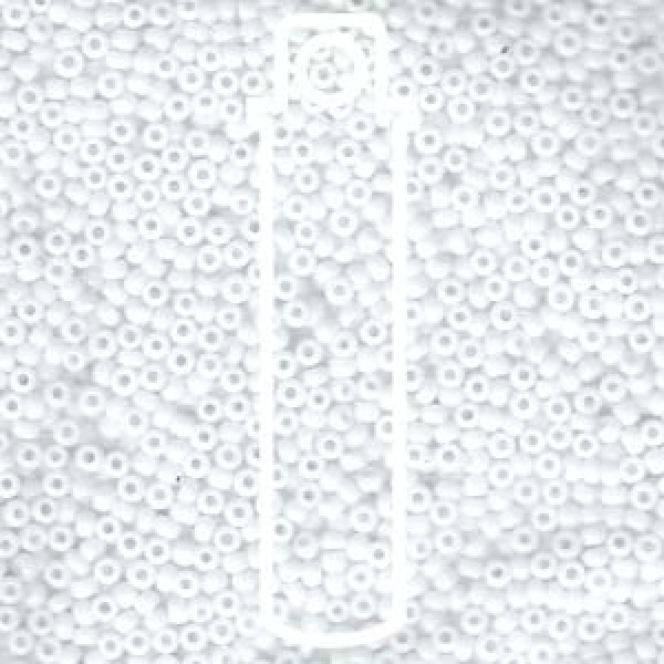 11/0 SEED BEAD-APRX 23GMS OPAQUE WHITE