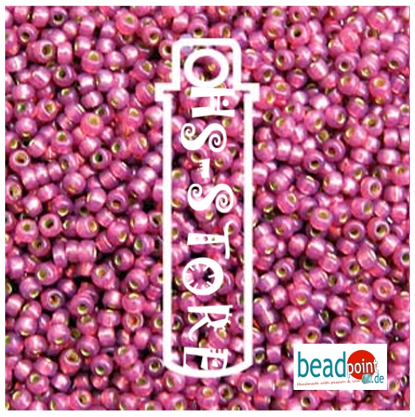 11/0 ROUND DURACOAT S/L FUCHSIA-24 GM/TB