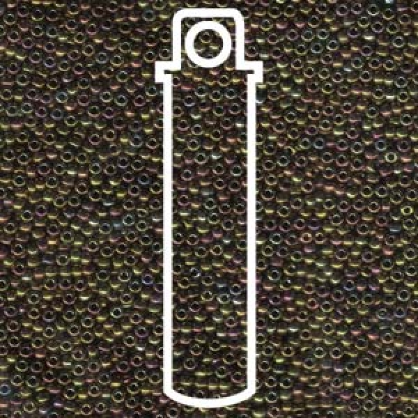 Seedbead 11/0 Miyuki met gold iris 8,5 gr.