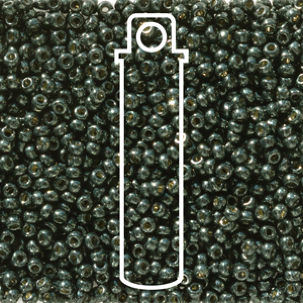 11/0 ROUND DURACOAT GALV BLACK MOSS APRX 24GM/TB