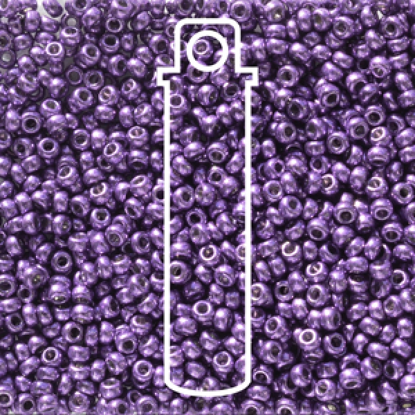 11/0 ROUND DURACOAT GALV DARK LILAC APRX 24GM/TB