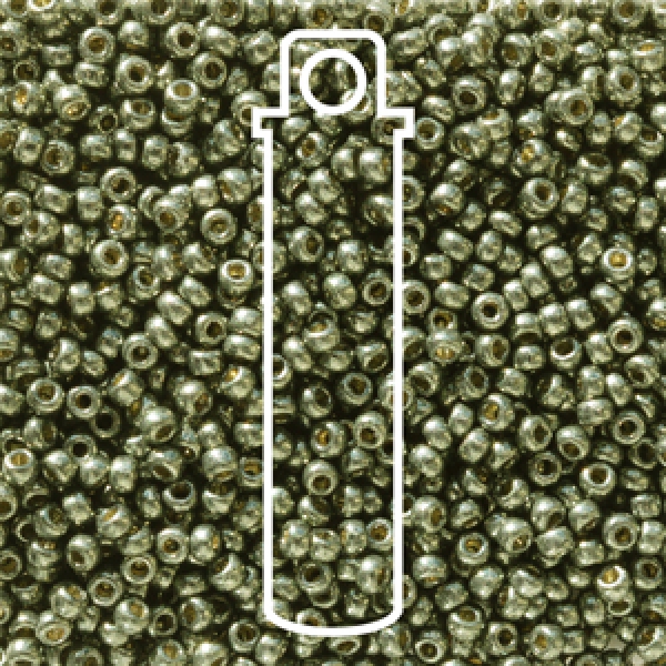 11/0 ROUND DURACOAT GALV DK STEEL GREEN APRX 24GM/TB
