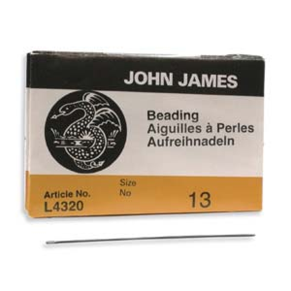 John James Fädelnadel Beading 13# 25 Stück