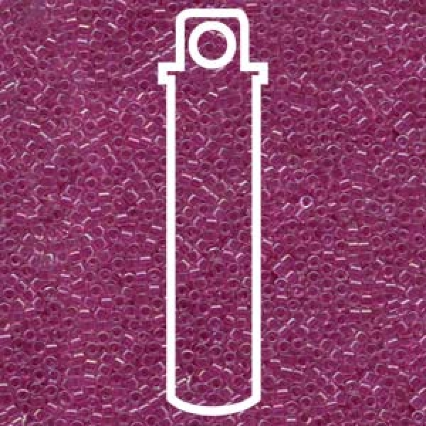 Delica 11/0 transp. iris. fuchsia 7,2gr.