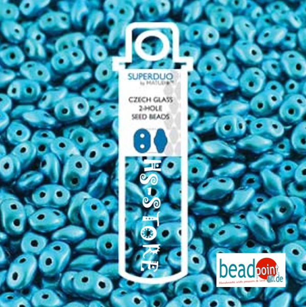 MINIDU0 2X4MM METALUST TURQUOISE APRX 8GM/TB