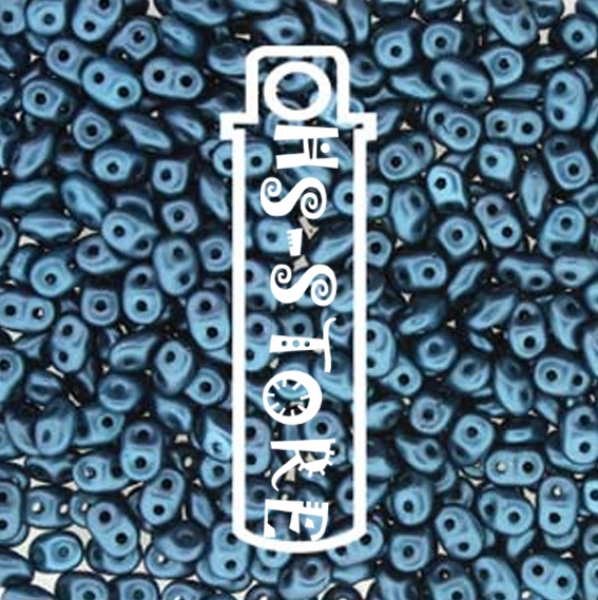 MINIDUO 2X4MM PASTEL PETROL-APPX 8GM/TB