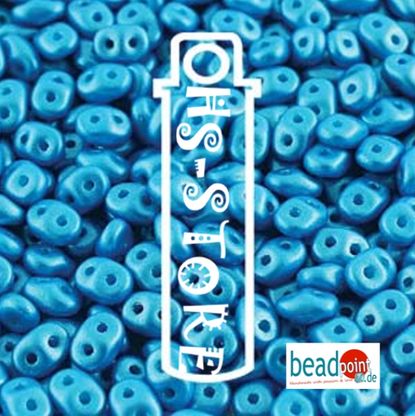 SUPERDUO 2.5X5MM PEARL SHINE AZURO --APRX 22.5GM/TB