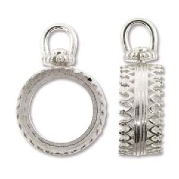 S/P shiny silver plate für 1122 14mm BG 1 PCS