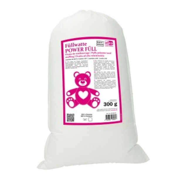 Füllwatte POWER FÜLL waschbar bis 95°C weiß  300 g