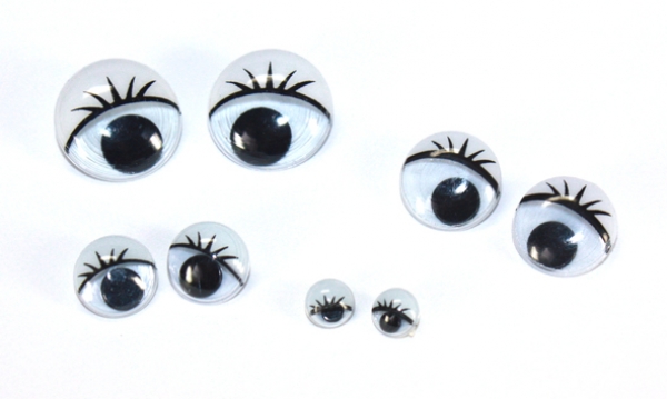 Wackelaugen Lid 10mm einzeln