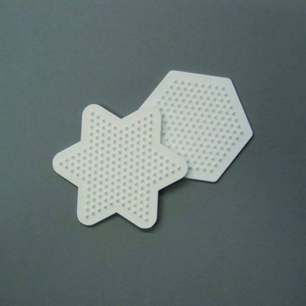Nabbi Legeplatte 9cm 2 Stk. Hexagon/Stern