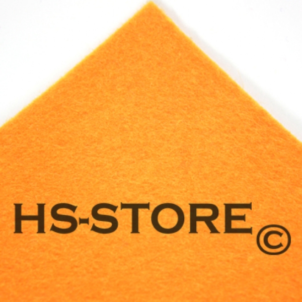 Dicke Filzplatte 30 x 45 cm 3mm dottergelb