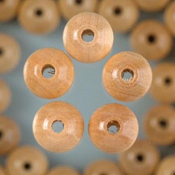 Holzperlen natur 10 mm 53 Stk