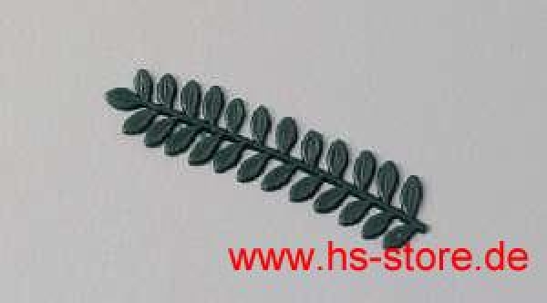 Wachsdekor Myrthenzweig 55 mm  grün 2 Stk.