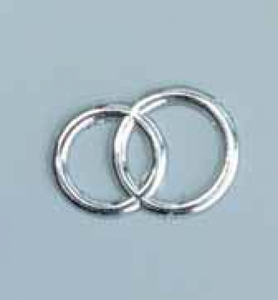 Wachsdekor 30 mm silber 1 Stk. Eheringe