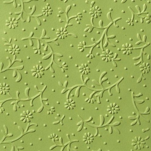 Prägeschablone Blumenranke  106 x 150 mm