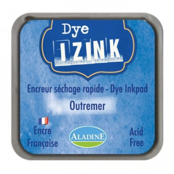IZINK DYE Stempelkissen  outremer 5,1 x 5,1 x 2,2 cm