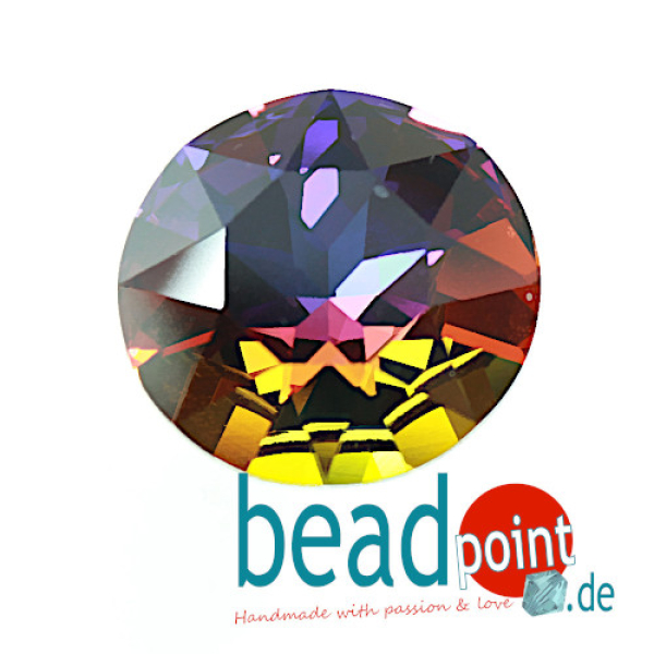 BP Flat Chaton 1201 Crystal VOLC 27 mm 1 Stück